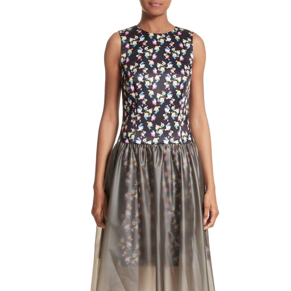 PASKAL Floral Midi Dress-Size -XS